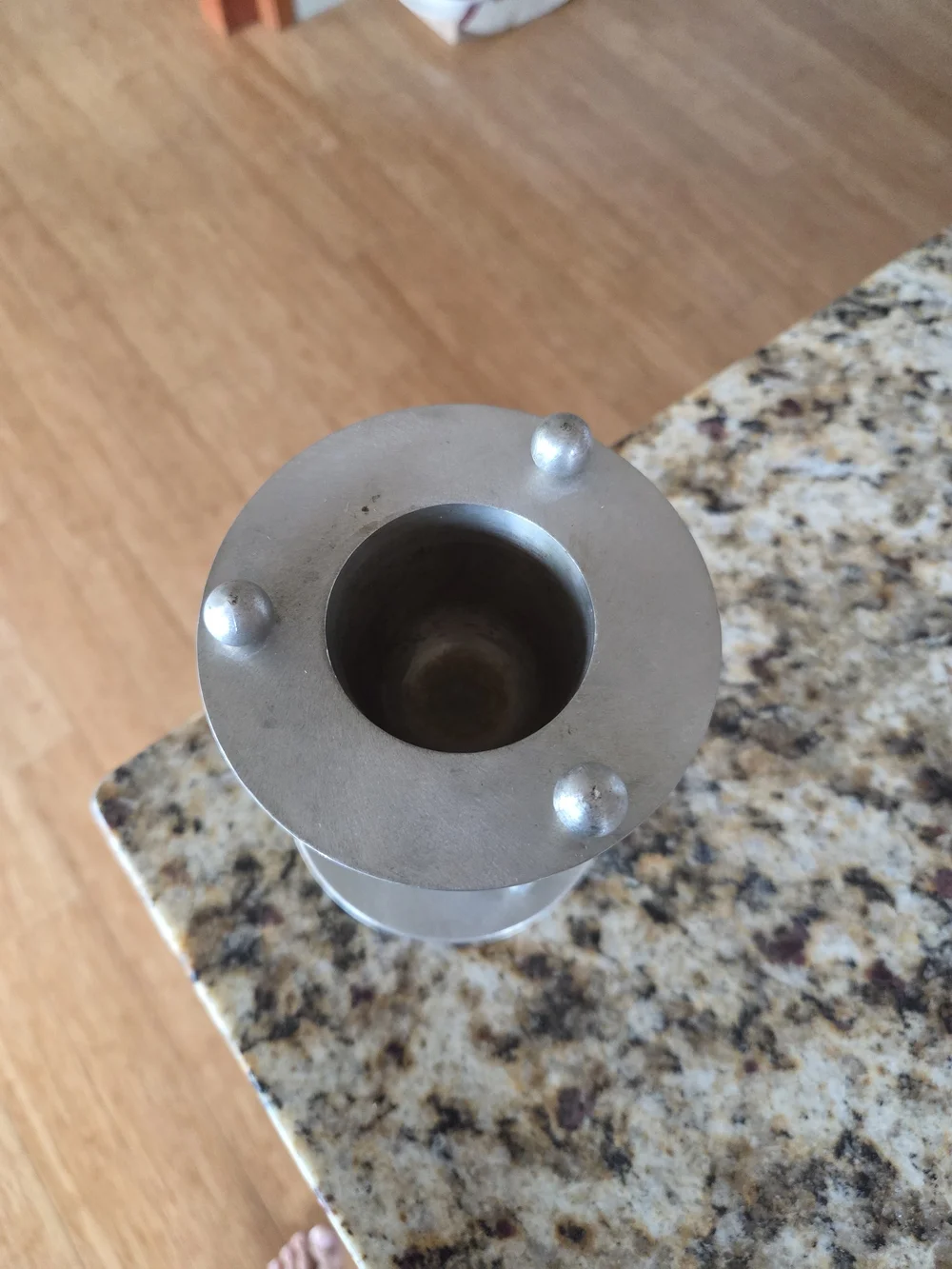 Silver Metal Tea Light Oil Warmer - Modern Home Accent